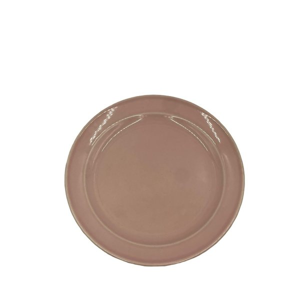 Vtg LuRay Pastels Pale Pink Salad Dessert Plate 6.5" Made in USA 50s Home Decor - Picture 1 of 3